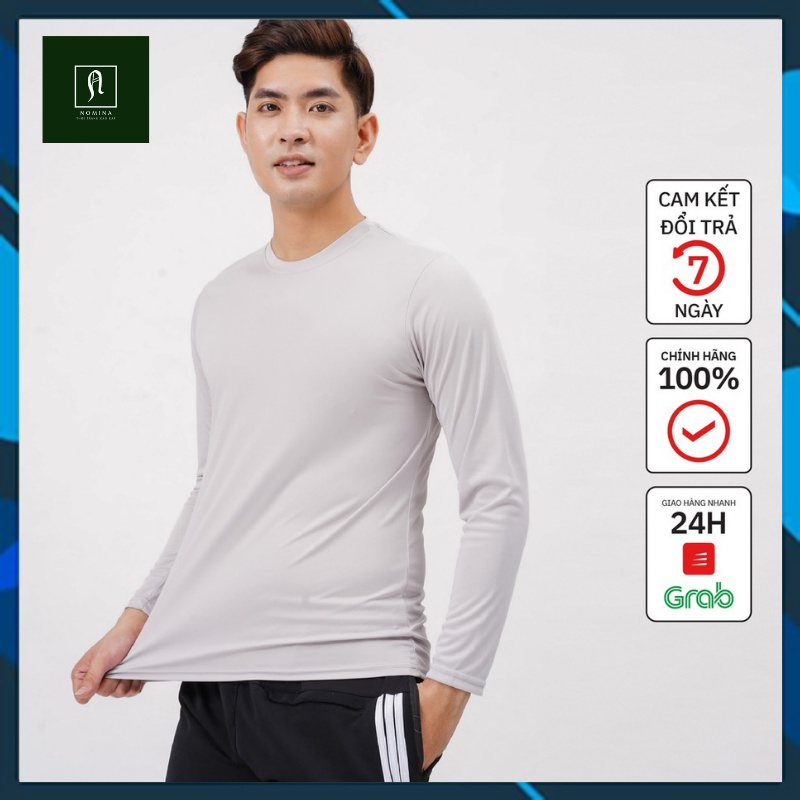 Áo Giữ Nhiệt Nam thể thao Chất thun đẹp dài tay cao cấp NOMINA AT28