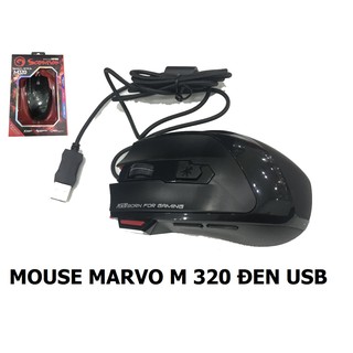 Chuột vi tính gaming có dây led marvo m320 đen