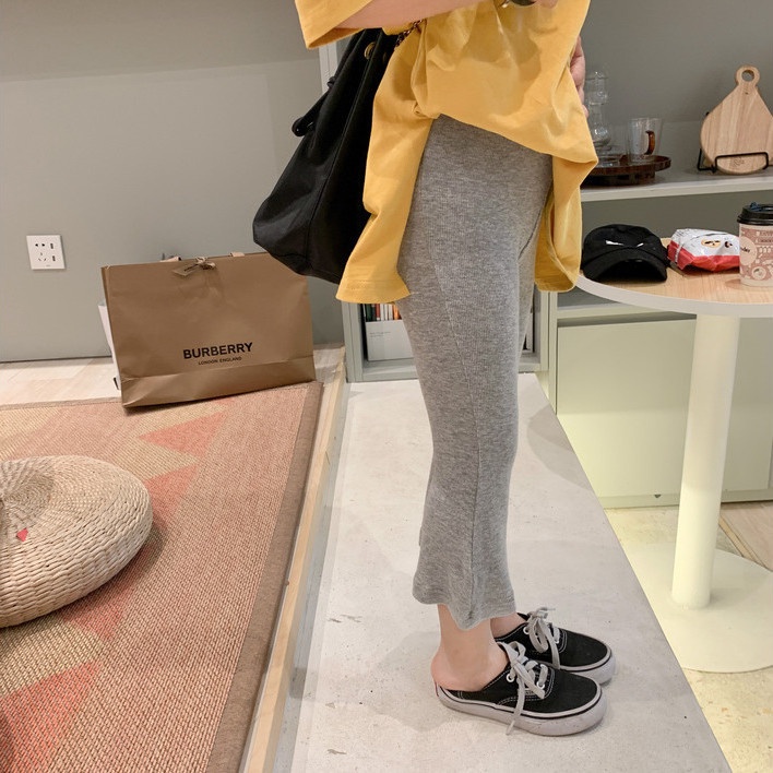 Quần Legging Ống Loe Dài Phong Cách Phương Tây Nhiều Màu Sắc Thời Trang Mùa Hè Dành Cho Bé Gái 0419