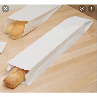 [100]túi giấy không in đựng bánh mì, chuối chiên hotdog
