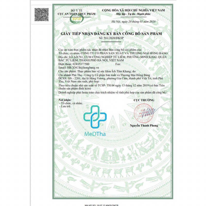 Ích Tâm Khang - Hỗ trợ Tăng cường Sức Khỏe Tim Mạch, Giảm Triệu Chứng Suy Tim, Khó Thở, Phù (Hộp 30 viên) [Chính Hãng]