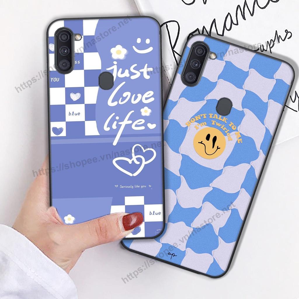 Ốp lưng Samsung A11 / M11 trái tim mặt cười, gấu cute thể thao cá tính