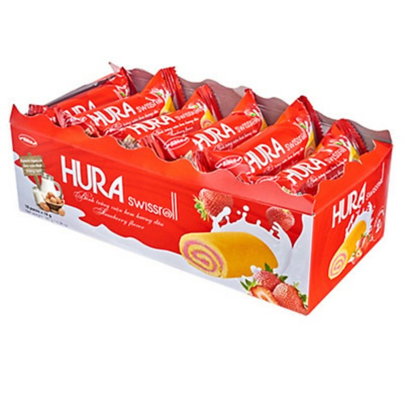 Bánh Hura Swissroll 180g Bibica