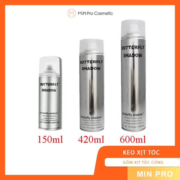 Keo xịt cứng tóc Butterfly Shadow