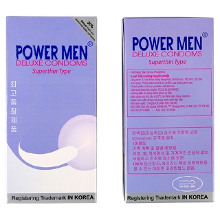 [FREESHIP] Bao cao su Powermen Superthin siêu mỏng hộp 12chiếc