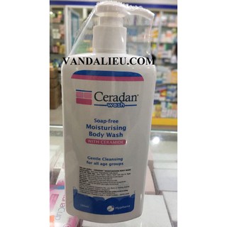 Sữa rửa mặt và tắm ceradan moisturising body wash 280ml