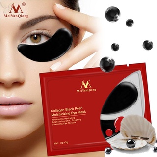 MeiYanQiong Collagen Ngọc Trai Đen Dưỡng Ẩm Mặt nạ Mắt Ngọc Trai Đen