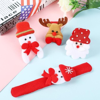 Đồ chơi Noel - Vòng tay Noel màu đỏ rực rỡ đáng yêu (1 cái giao ngẫu nhiên)