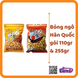 Bỏng ngô hàn quốc gói 110gr & 255gr xả kho
