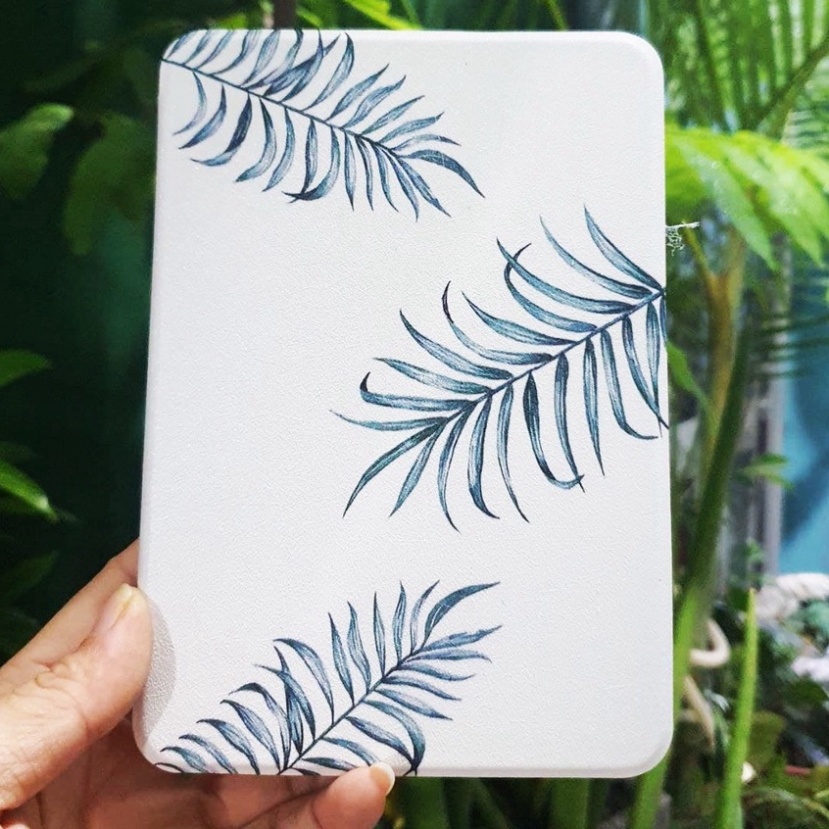 Bao Da Kindle Paperwhite 4 Hít Nam Châm Hoạ Tiết Phong Cách Mùa Thu Giả Da Trơn Mịn - Phụ Kiện Đẹp Xaha