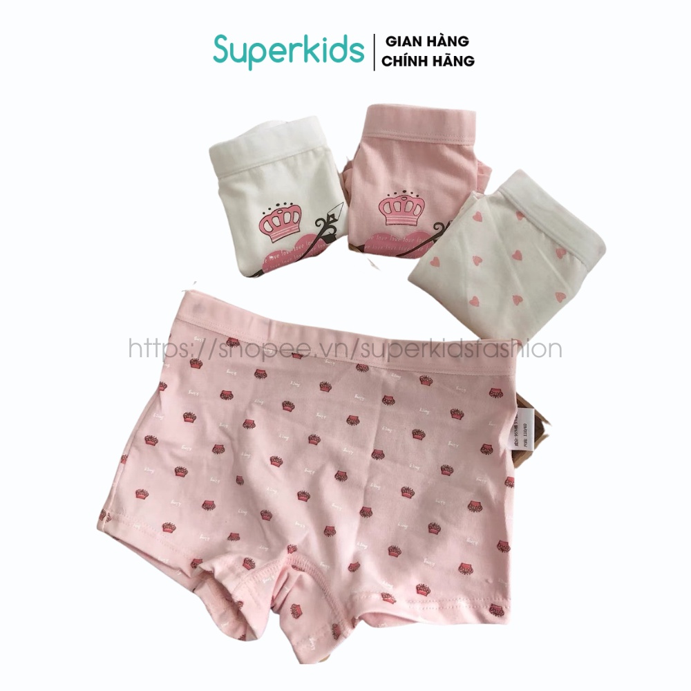 Quần chip bé gái chất vải cotton quần lót dễ thương 6-18kg QATE724