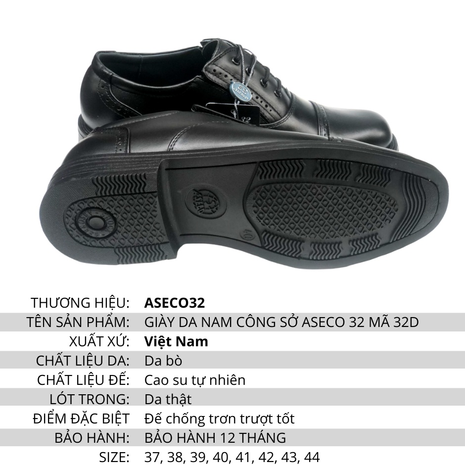 GIÀY DA NAM CÔNG SỞ MÃ 32D