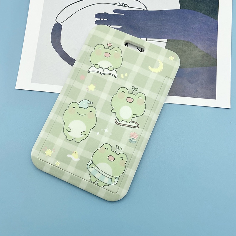 Bao Đựng Thẻ ID Họa Tiết Hoạt Hình Dễ Thương