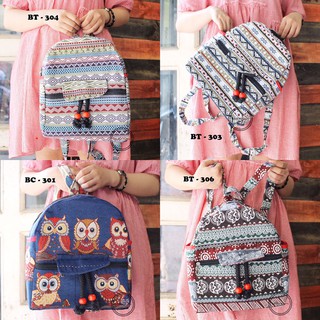 Balo vải thổ cẩm|Balo thổ cẩm|Balo họa tiết thổ cẩm|Balo thổ cẩm mini|Balo mini thổ cẩm|Ba lo tho cam|Ba lo tho cam viet