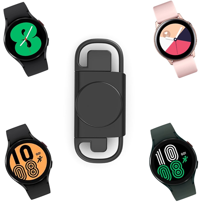 Bộ Đế Sạc Nhanh Không Dây Có Nam Châm Cho Galaxy Iwatch 3 4