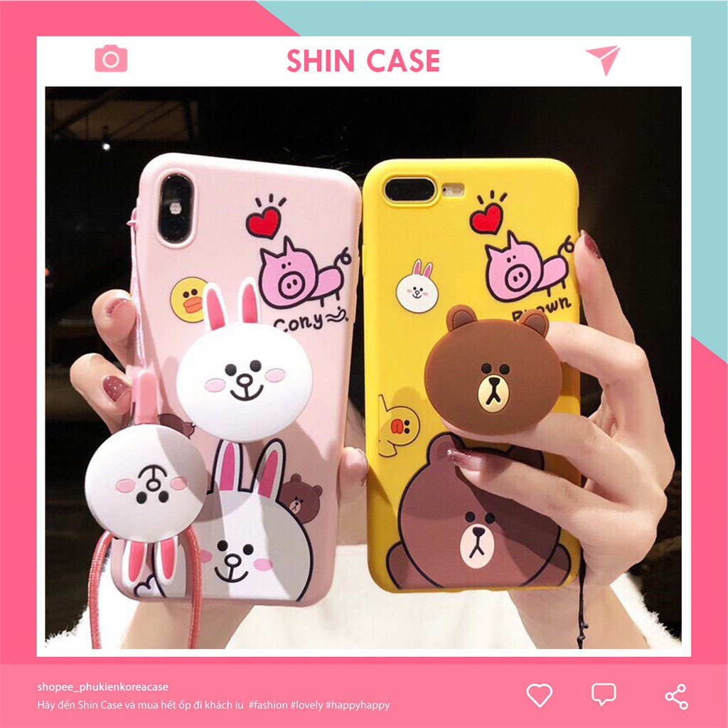 Ốp lưng iphone Br0wn C0ny (Tặng 2 phụ kiện) 5/5s/6/6plus/6s/6s plus/6/7/7plus/8/8plus/x/xs/xs max/11/11 pro/11 promax | BigBuy360 - bigbuy360.vn