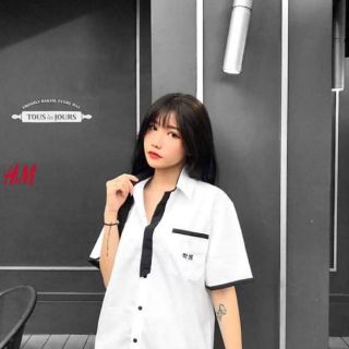 Sơ mi chữ hàn siêu đẹp