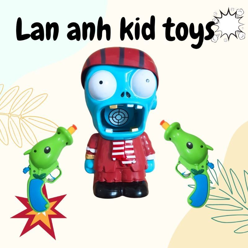 Zombies and Plant, Đồ Chơi Zombies Dùng Pin, Đồ Chơi Bé Trai