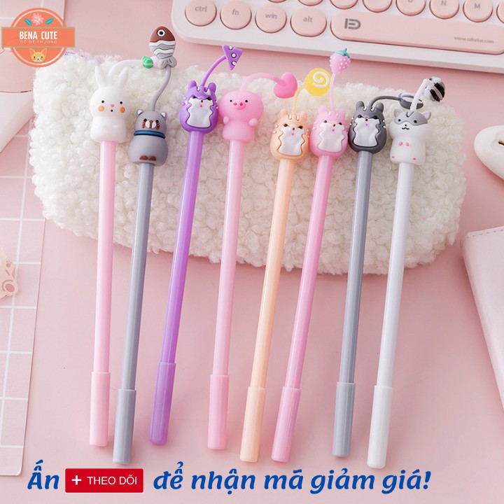 bút bi cute hoạt hình 🦄LÚC LẮC🦄 dễ thương - nhiều hình đẹp, viết thích