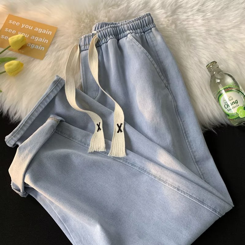 Quần Jean Nam Dài Dáng Rộng Thiết Kế Đơn Giản Thời Trang Theo Phong Cách Hàn Quốc Cho Cả quần baggy nam quần bò xuông nữ Quần bò nam