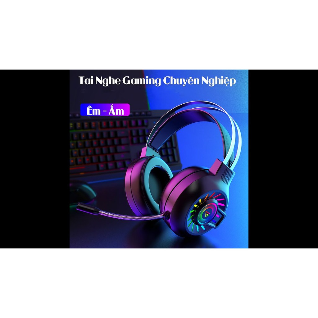 Tai Nghe Bluetooth - Tai nghe Gaming Hoco ESD04 Có Mic Đàm Thoại-Head Phone Chụp Tai Cho Game thủ-Bass Mạnh-Pin Khủng