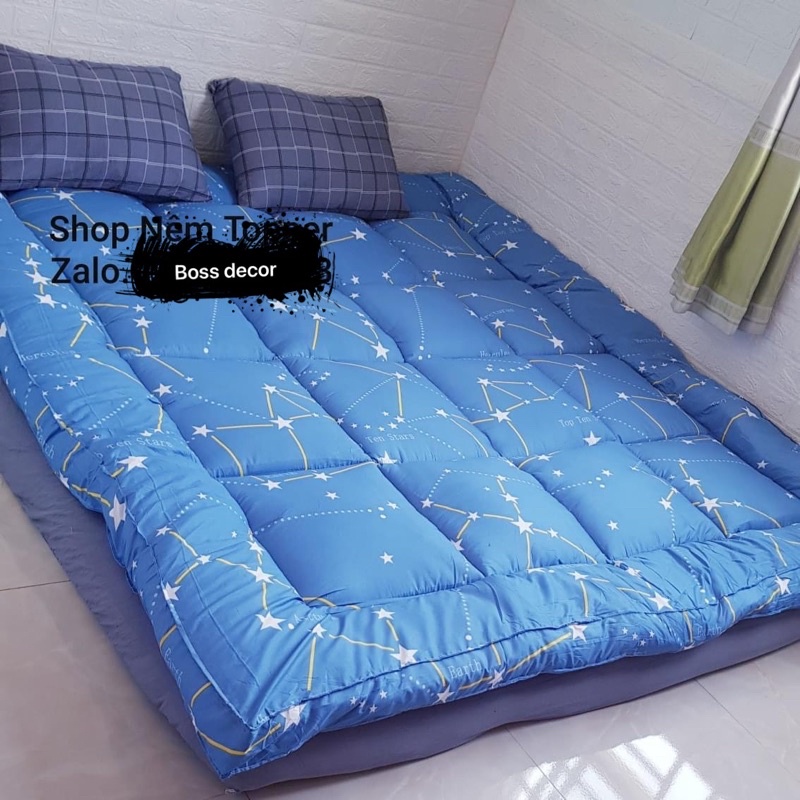 Topper nệm Trải giường hoặc trải sàn ( hàng 3-4kg tuỳ size )