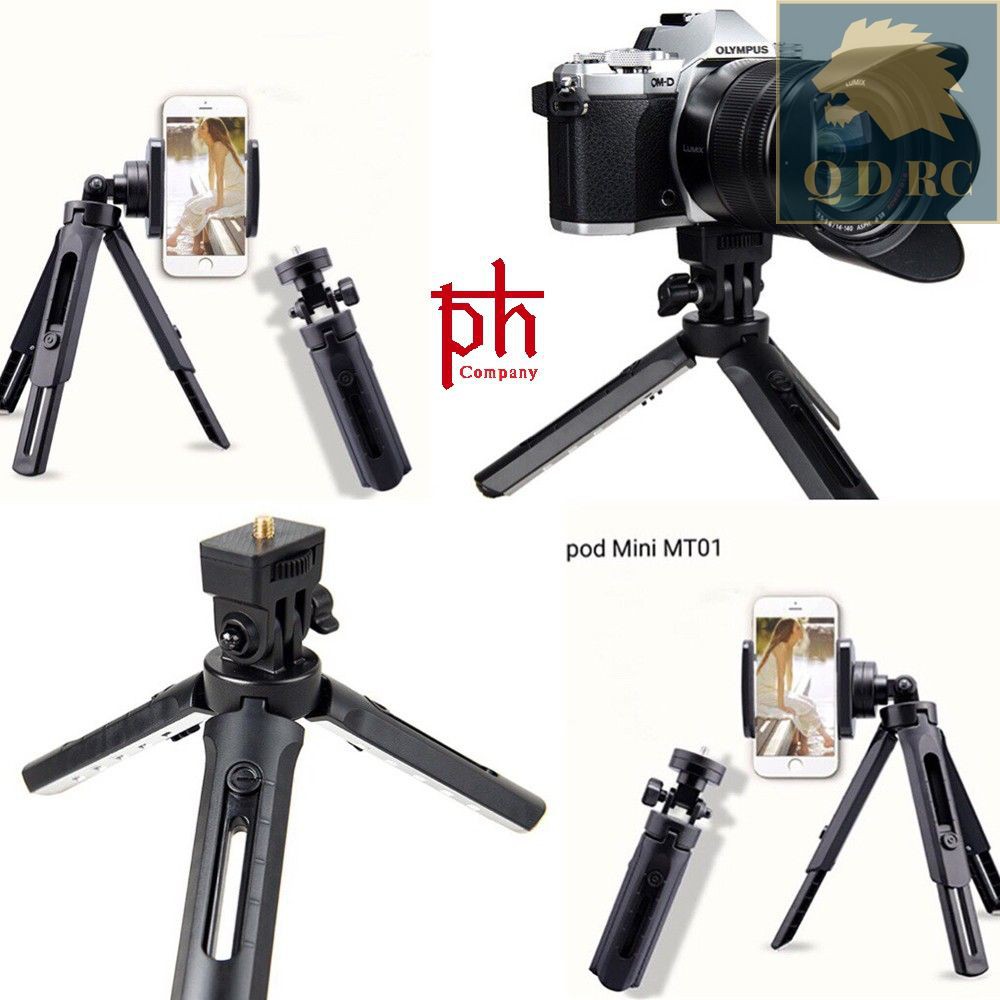 Giá đỡ điện thoại 3 chân Tripod MT01 - GIÁ ĐỠ ĐIỆN THOẠI ĐỂ BÀN - GIÁ ĐỠ ĐIỆN THOẠI NGẮN - GẬY TỰ SƯỚNG - GIÁ ĐỠ livestr