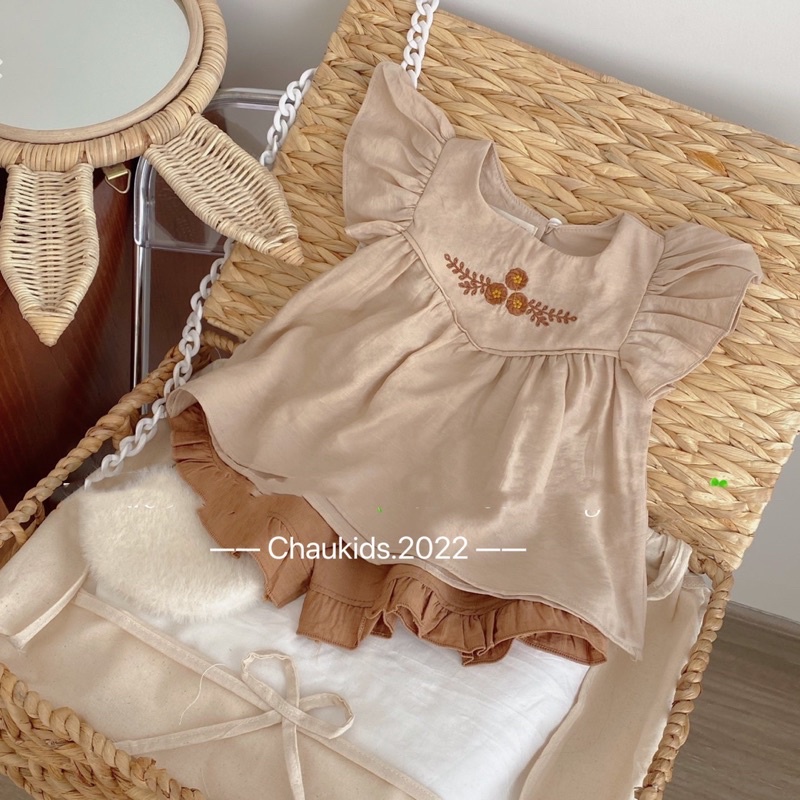 bộ đũi nâu nude ck cho bé