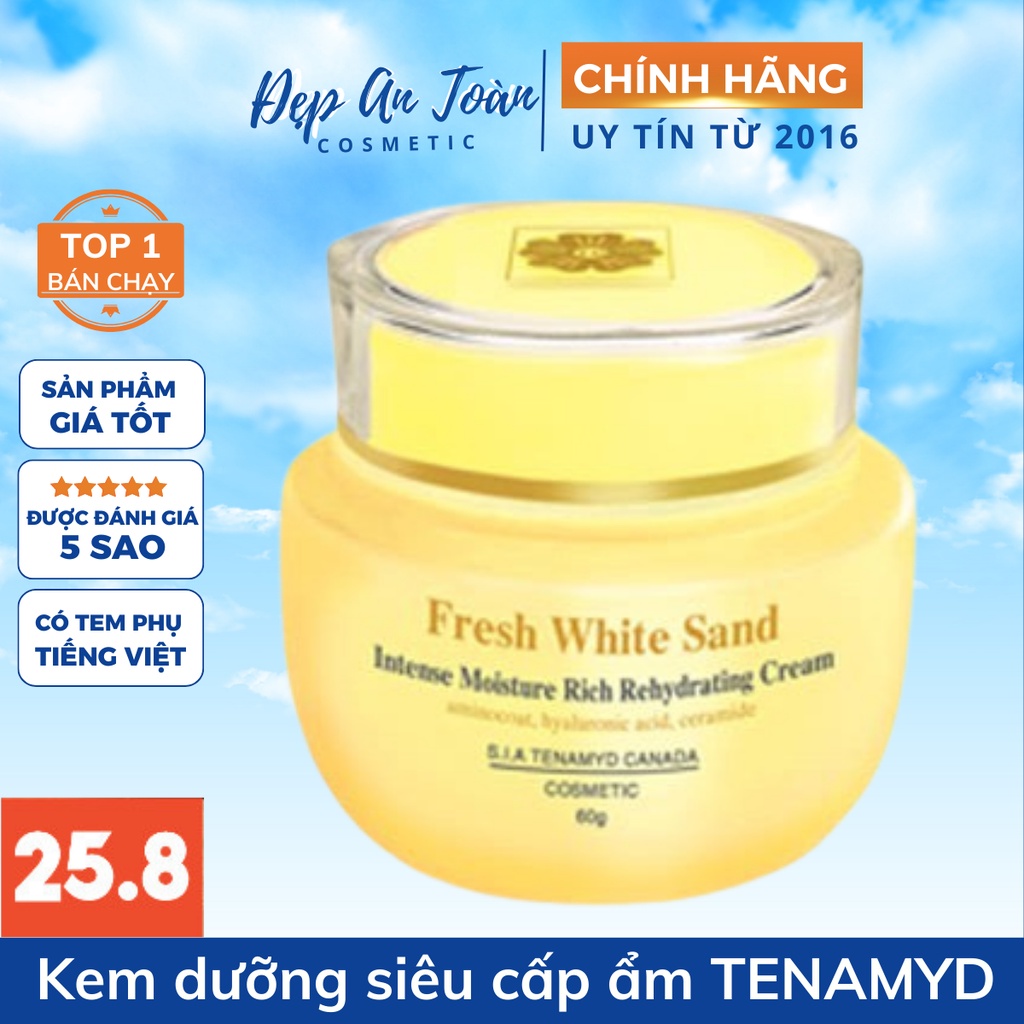 Kem dưỡng tăng cường độ ẩm Tenamyd - Intense Moisture Rich Rehydrating Cream 60g