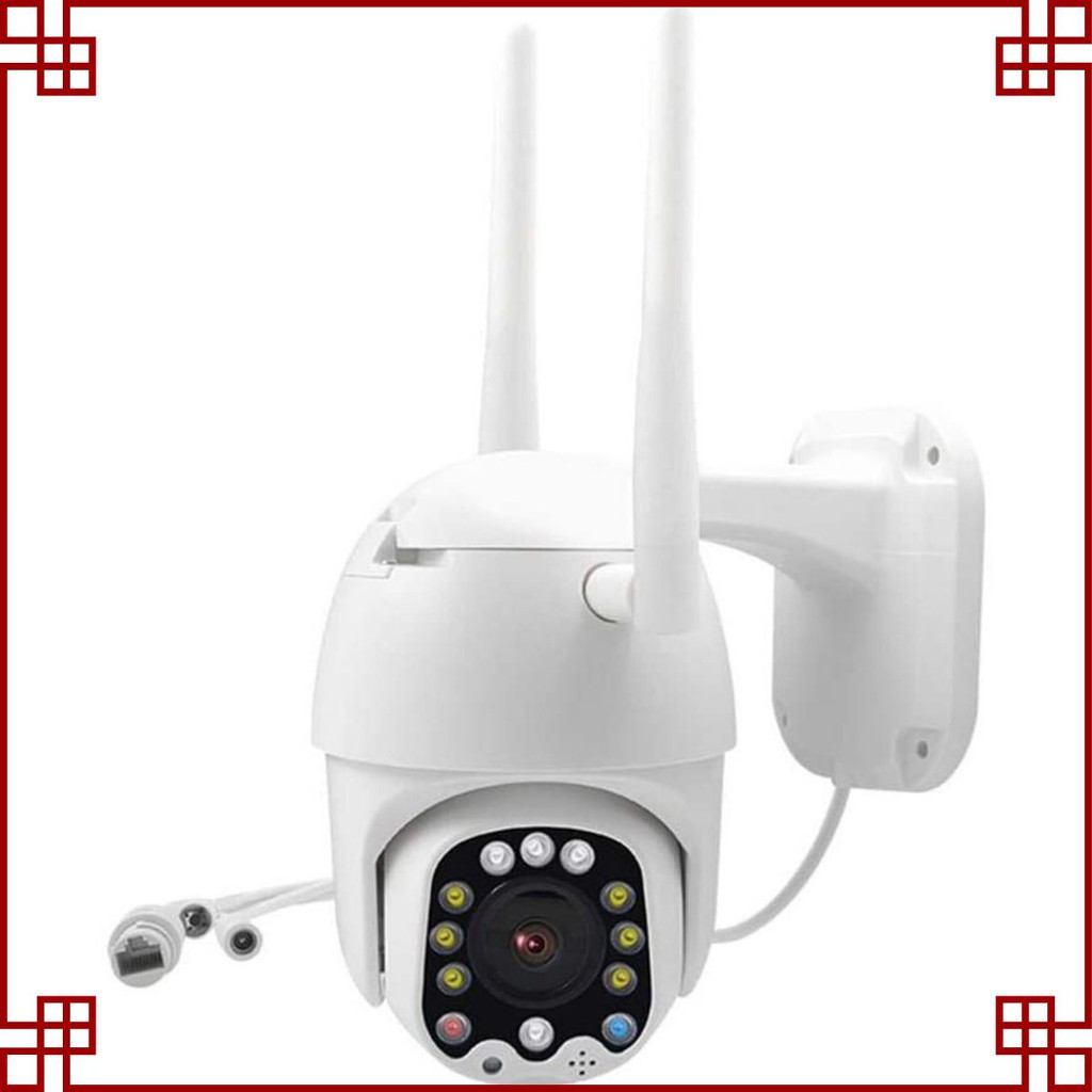 Camera IP Wifi Ngoài trời Yoosee Eye FF-C6W xoay 355 độ FullHD 1080P 8 LED hồng ngoại siêu xa