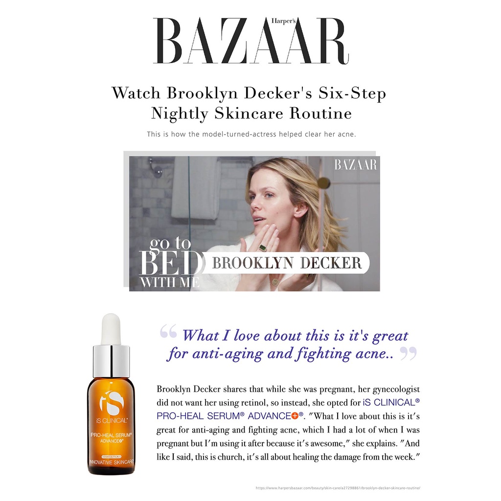 IS CLINICAL Pro-heal Serum Advance+ Tinh chất chống lão hóa, ngăn ngừa mụn và làm sáng da