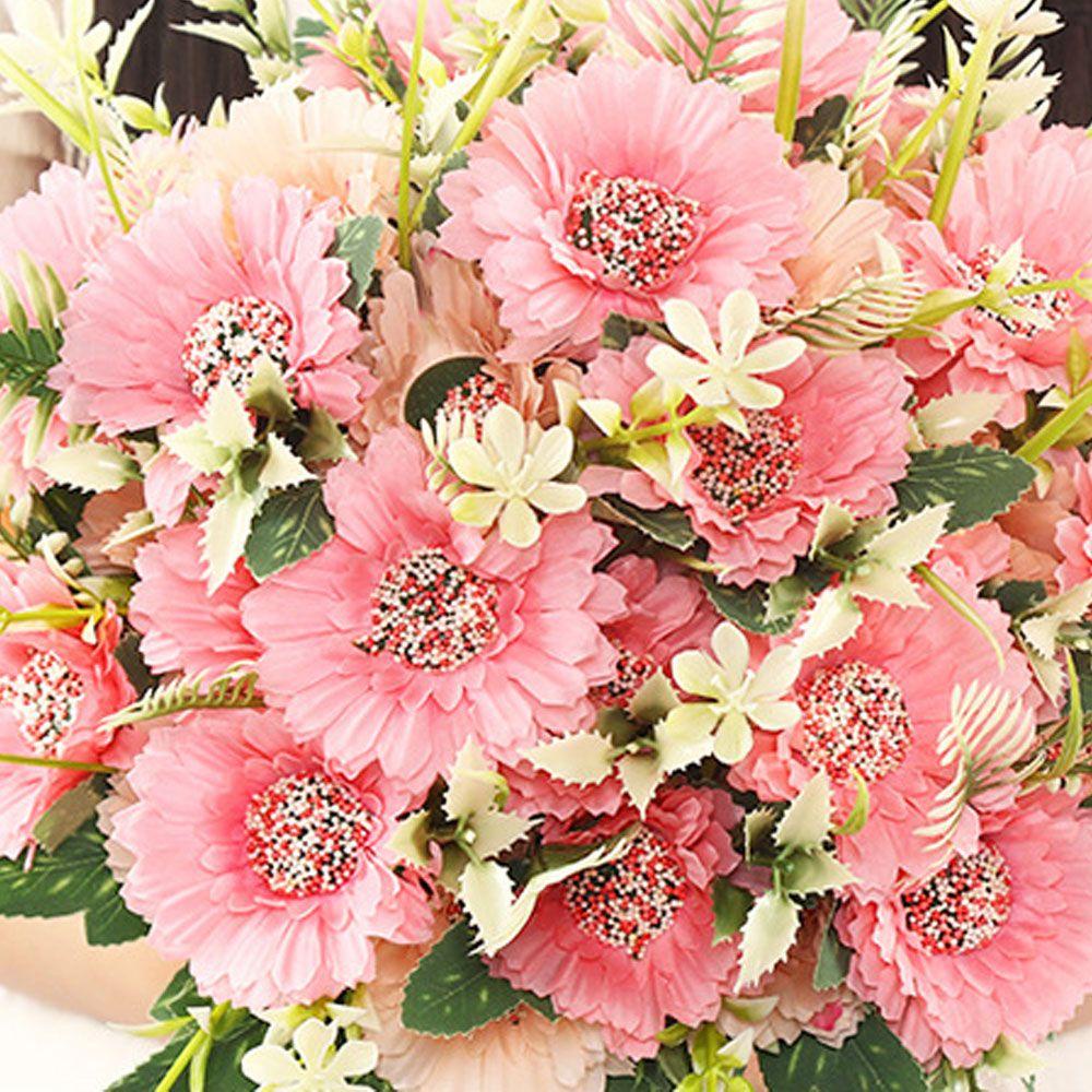 KUNHEV Bó Hoa Mẫu Đơn Giả Bằng Lụa Màu Vàng Tươi Sáng Trang Trí Nhà Cửa DIY