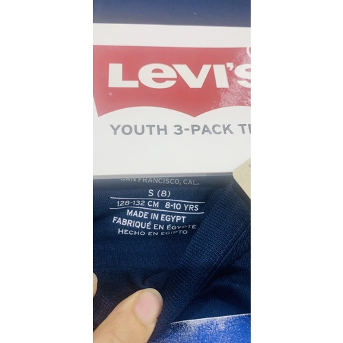 SET 3 ÁO THUN LEVIS SIZE XL - BÉ TRAI / GÁI - NGƯỜI LỚN ĐỀU MẶC ĐƯỢC