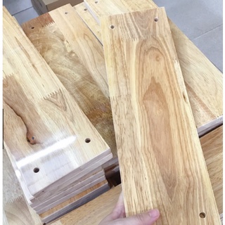 gỗ ghép cao su 15mm làm kệ,mặt bàn, giá sách,...