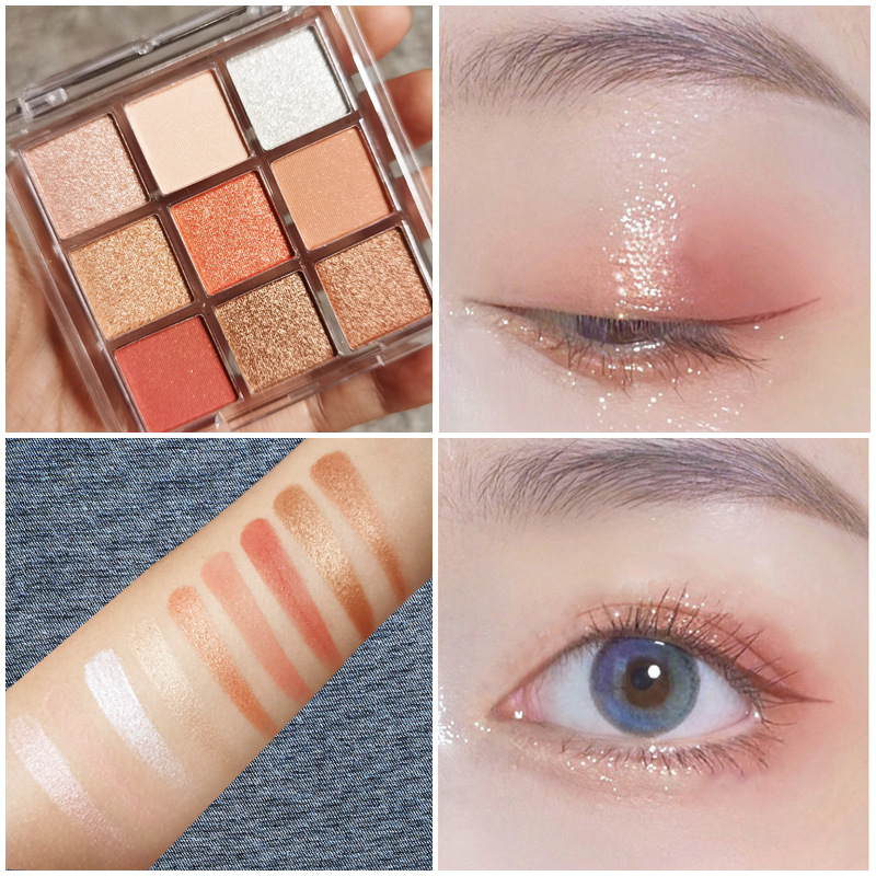 Bảng Phấn Mắt 9 Màu Ánh Ngọc Trai Không Thấm Nước | BigBuy360 - bigbuy360.vn