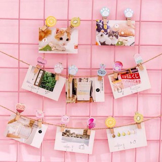 KẸP GỖ TRANG TRÍ( tặng 2m dây dù)