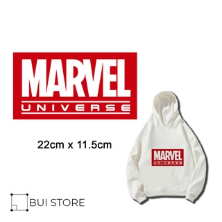 Miếng ủi truyền nhiệt offset dán quần áo hình MARVEL UNIVERSE
