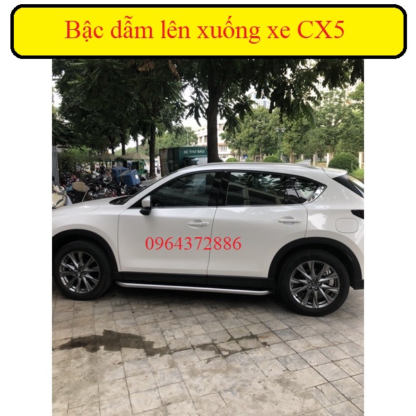 Bậc lên xuống, bệ dẫm chân, bệ bước chân cho xe Mazda CX5 2018 - 2023