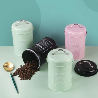 bộ hộp sắt đựng đường, cafe