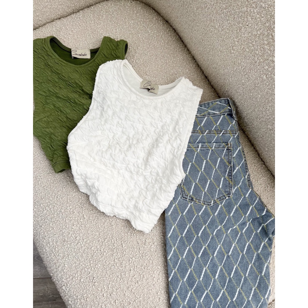 Áo Sn Croptop Thun Nhúm