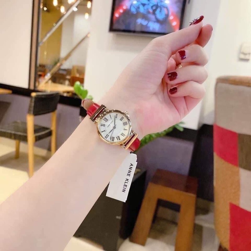 Đồng Hồ Nữ Auth Anne Klein Mặt 28mm, Chống Nước 30m