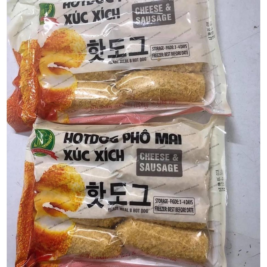 HOTDOG PHÔ MAI XÚC XÍCH 500GR