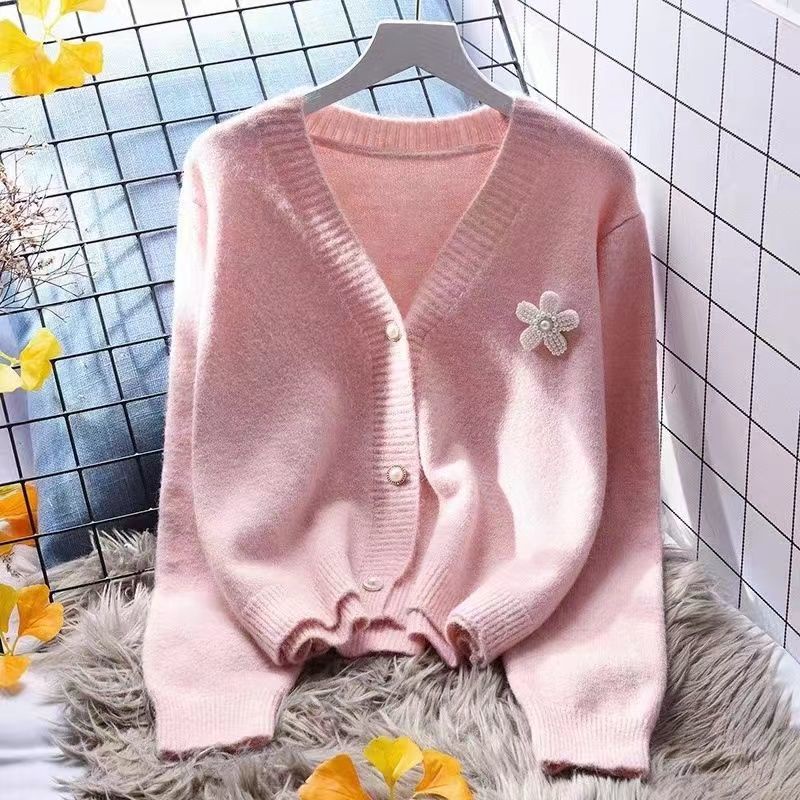 Áo Khoác cardigan Dệt Kim Dáng Rộng Thời Trang Mùa Xuân Hàn Quốc Mới Dành Cho Nữ