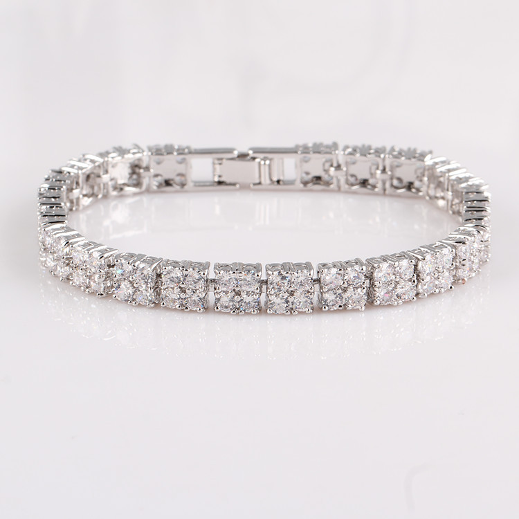 5259 Fashion Zircon Women 's Bracelet 6.5mm X 17cm