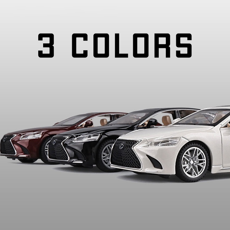 Mô Hình Xe Hơi Lexus LS500h Bằng Hợp Kim Tỉ Lệ 1: 32 Có Đèn Và Âm Thanh Sống Động
