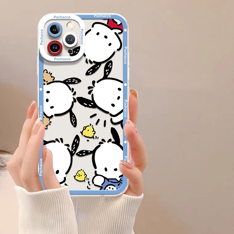 Ốp Điện Thoại Silicon TPU Mềm Trong Suốt In Hình Chó Hoạt Hình Cho IPhone 14 12 13 6 6S 7 8 14 Plus X XS XR 11 Pro Max