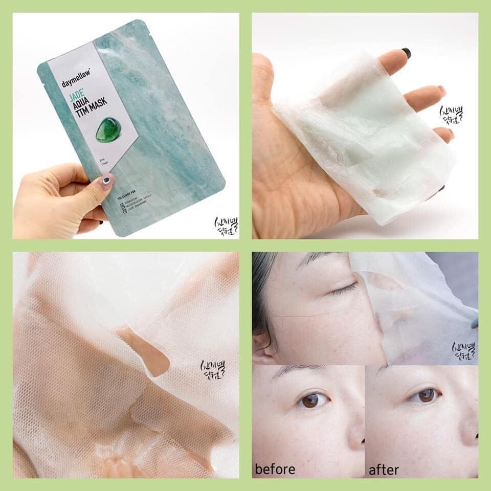 Daymellow Mặt Nạ Dưỡng Ẩm Jade Aqua Ttm Mask 27ml