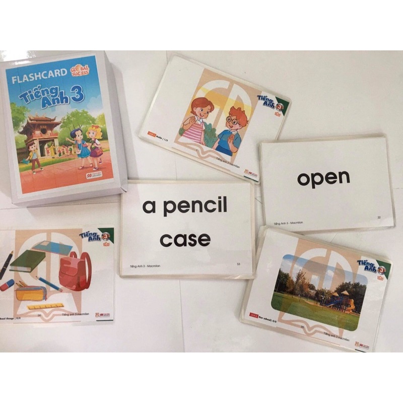 FLASH CARD LỚP 3 GLOBAL SUCCESS ÉP PLASTIC