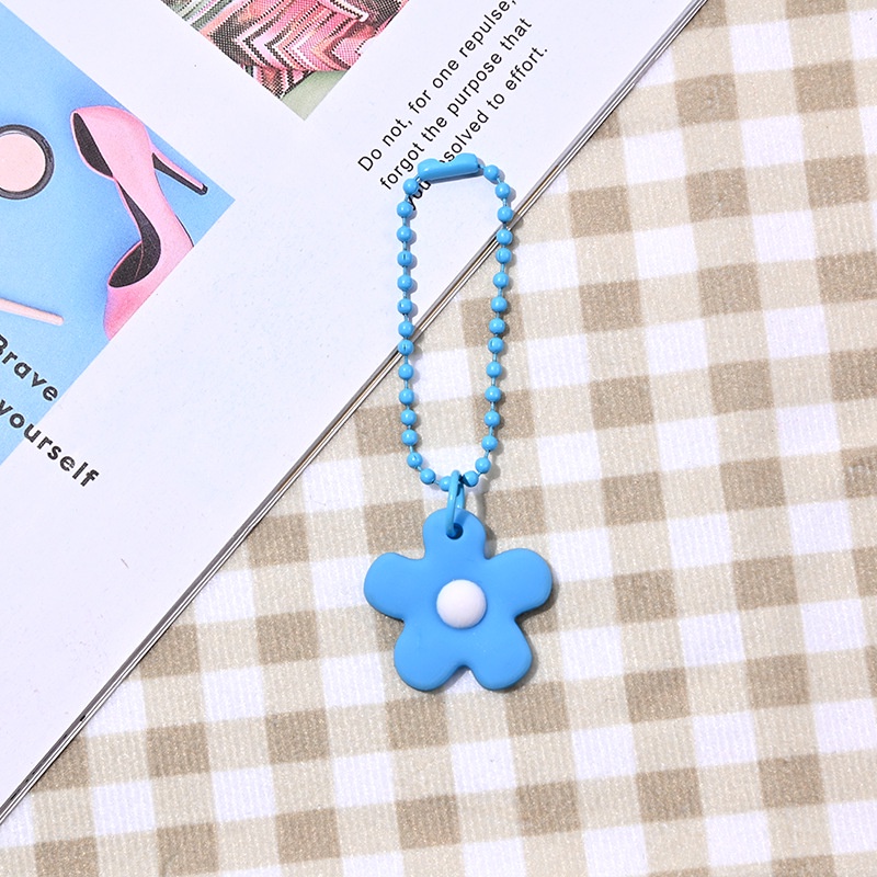 Móc Khóa Hình Chuông Hoa Nhỏ Nhiều Màu Sắc Dễ Thương