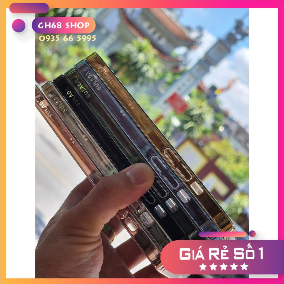 Ốp Chính Hãng SULADA Glimmer Bảo vệ Camera iPhone 13/ iPhone 12. Chống Bụi Màng Loa, Chính Hãng, Chống Va Đập